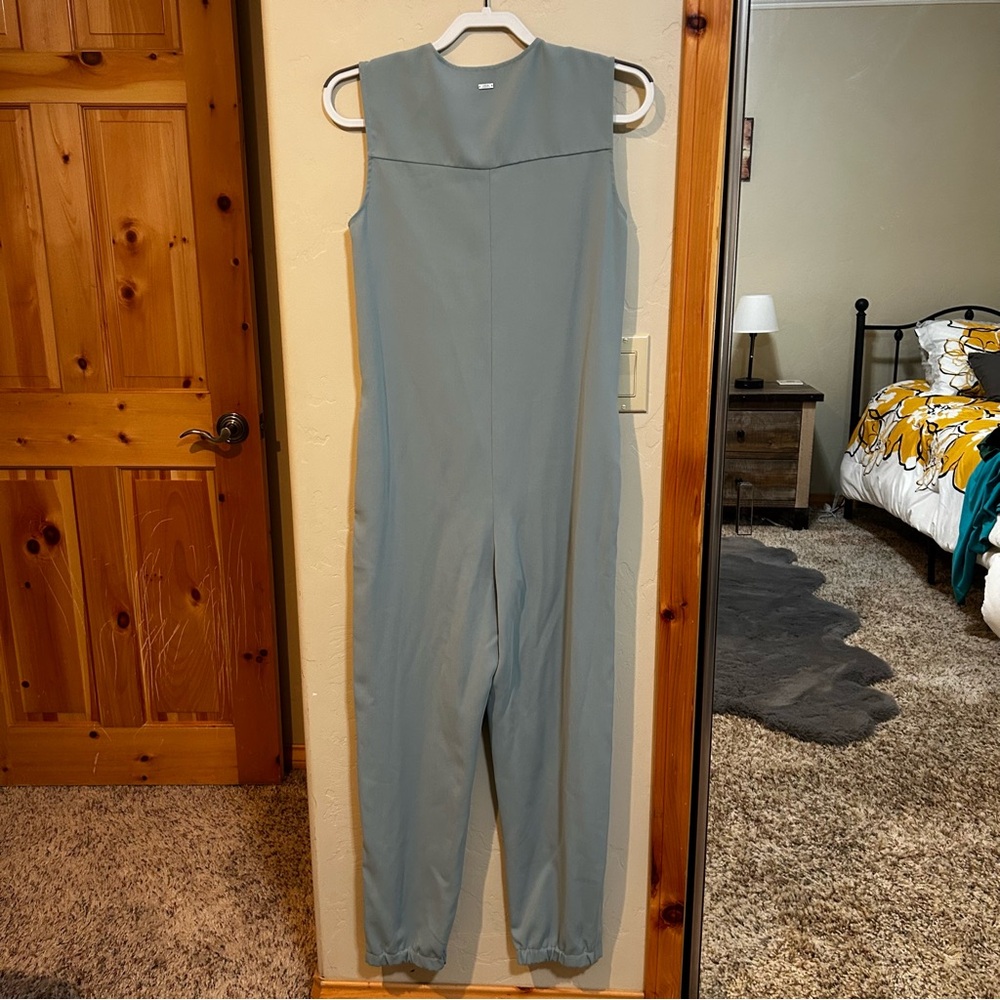 Armani Exchange Soft Blue Jumpsuit - Picture 9 of 16